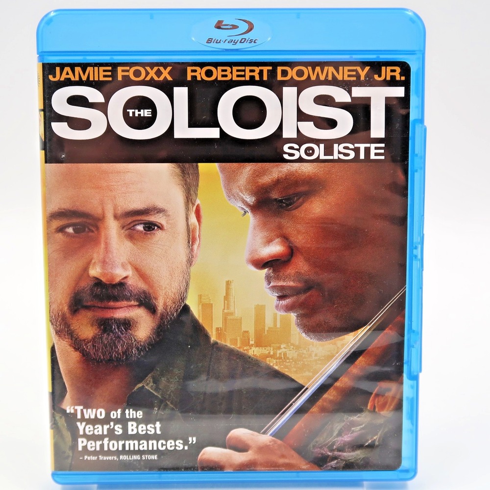 The Soloist Blu-ray Disc 2009 Jamie Foxx Robert Downey Jr Paramount Movie PG